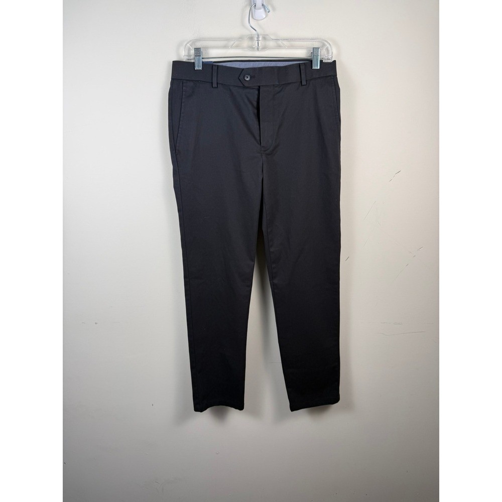 Charles Tyrwhitt Mens Ultimate Non-Iron Chino Slim Fit Black 30W 30L